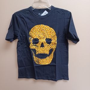 Candy skull tee kids age 11/12